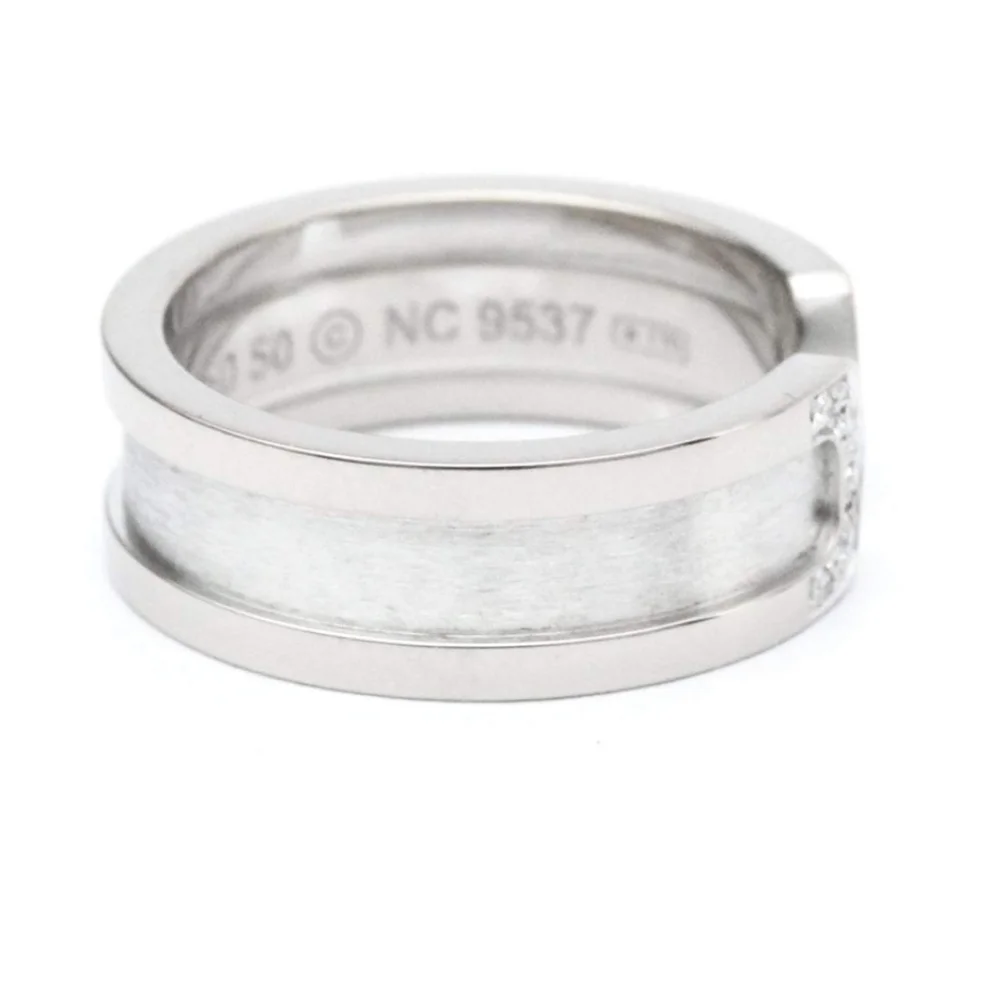 SOLD- Cartier C De Cartier 18K White Gold Diamond Ring - Picture 2 of 12